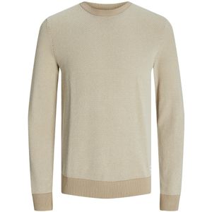 Jack & Jones Jjeglobe knit crew neck noos beige