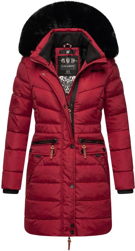 Navahoo - Paula - Gewatteerde Jas - Dames - Imitatiebont - Winterjas