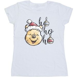 Li-cense Disney dames winnie the pooh ho ho baubles katoenen t-shirt