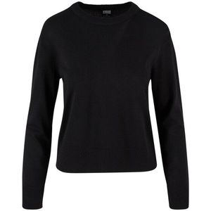 Urban Classics Dames gebreid sweatshirt met ronde hals