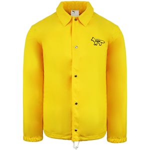 Puma - 530430 - Herenjas - Geel - Lange Mouw Gekraagde