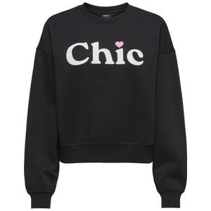 Only Onlbest l/s print crew neck swt