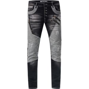 URUMA - Jeansbroek - Slim Fit - Blauw - Katoen