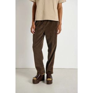 AMERICAN VINTAGE - PADOW - Carrotbroek - Donkerkastanje - Ribfluweel