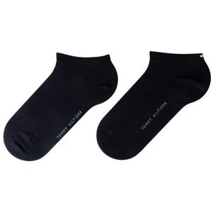 Tommy Hilfiger Dames enkel sokken met geborduurd logo (set van 2)