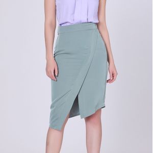 Asymmetrische Paneelrok - Strokenrokken