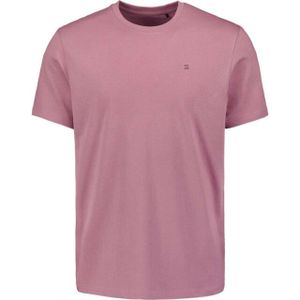 No Excess T-shirt crewneck solid basic mauve
