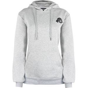 GUGGEN Mountain - HW08 - Dames Hoodie - Grijs - Fleece