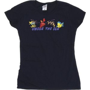Li-cense Disney dames de kleine zeemeermin onder zee katoenen t-shirt
