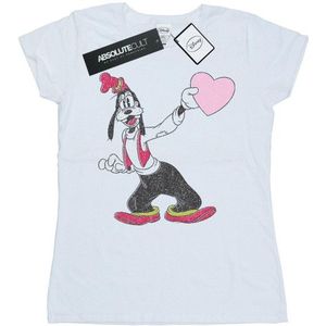 Li-cense Disney dames goofy liefdeshart katoenen t-shirt
