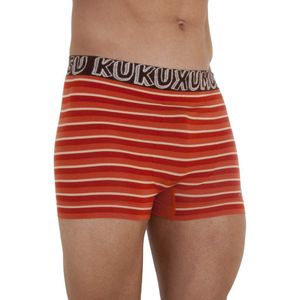 Bedrukte boxer met elastische tailleband 98751 man