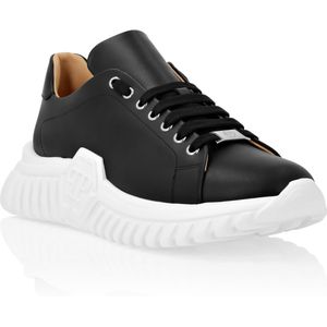 Philipp Plein - Lo-top Sneakers Supersonic - Zwart - Leer