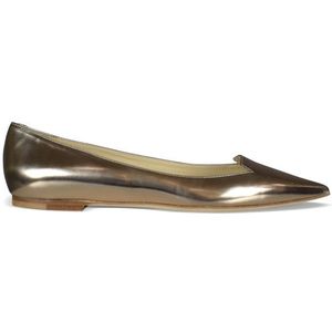 Jimmy Choo - ATTILA - Ballerina's - Naakt - Gouden Spiegelleren