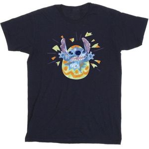 Li-cense Disney heren lilo & stitch krakend ei t-shirt