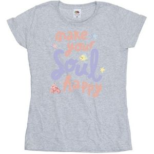 Li-cense Disney dames de kleine zeemeermin happy katoenen t-shirt
