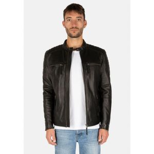 Cycas D'or - Leren Jas - Heren - Zwart - Leer