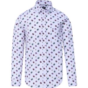 Campbell Classic casual overhemd met lange mouwen