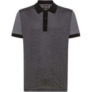 Billionaire - Polo Shirt - Grijs - Katoen - Korte Mouwen