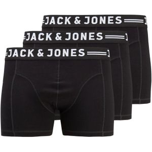 Jack & Jones Plus size boxershorts heren trunks sense 3-pack