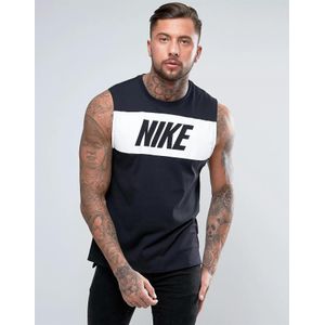 Nike - Retro Herenhemd - Zwart - Mouwloos T-shirt