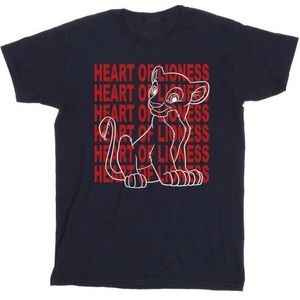 Li-cense Disney heren the lion king hart van een leeuwin t-shirt