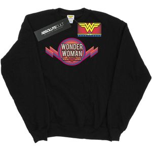 DC Comics Heren wonder woman regenboog logo sweatshirt