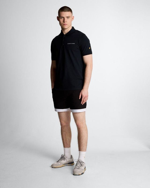 Lyle & Scott - Contrast Hem - Zwemshort - Jet Zwart