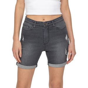 Enzo - Denim Shorts - Grijs - Korte Broeken
