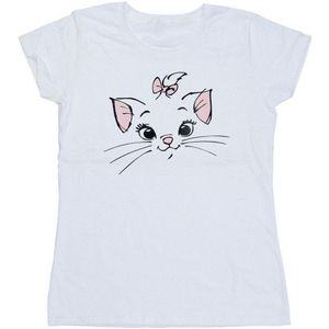Li-cense Disney dames klassiek marie face pocket katoenen t-shirt