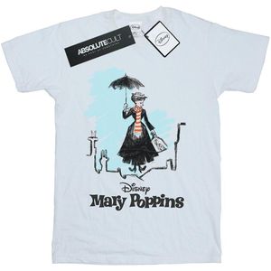 Li-cense Disney heren mary poppins rooftop landing kleuren t-shirts