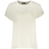 North Sails - T-shirt - Dames - Organisch Katoen Jersey - Kapmouwen - Rubberen Print