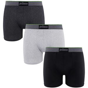 Prince - Performance Range - Boxershorts - Zwart Grijs - 3 Pack