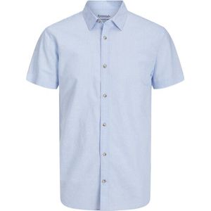 Jack & Jones - Summer Korte Mouw - Heren Overhemden - Blauw