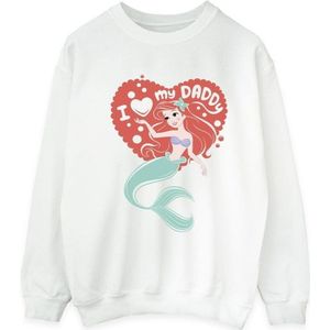 Li-cense Disney heren the little mermaid love daddy sweatshirt