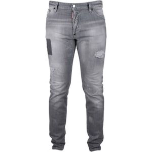 Dsquared2 - Cool Guy Jean - Lichtgrijs - Distressed - Vijf Zakken