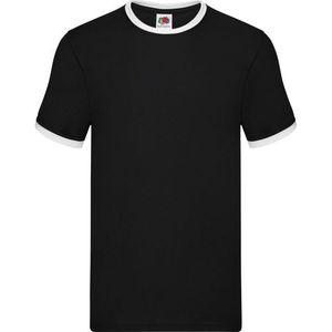 Fruit of the Loom - Ringer T-shirt - Heren - 100% Katoen