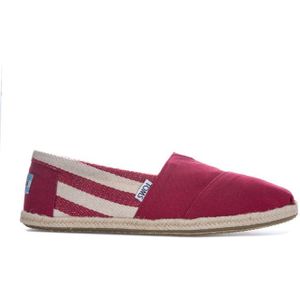 Toms - Universiteitsklassieker Alpargata - Rood - Damesschoenen