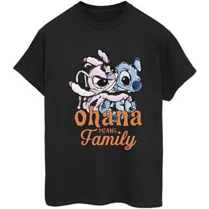 Li-cense Disney dames lilo and stitch ohana angel hug katoenen vriendje t-shirt