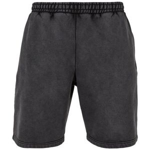 Urban Classics Heren sweat shorts zwaar stone wash