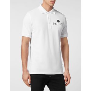 Philipp Plein - Iconic Plein Polo - Katoen - Wit