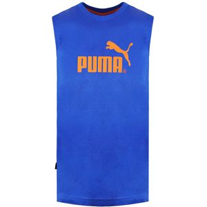 Puma - Grote Logo - Mouwloos Vest - Blauw