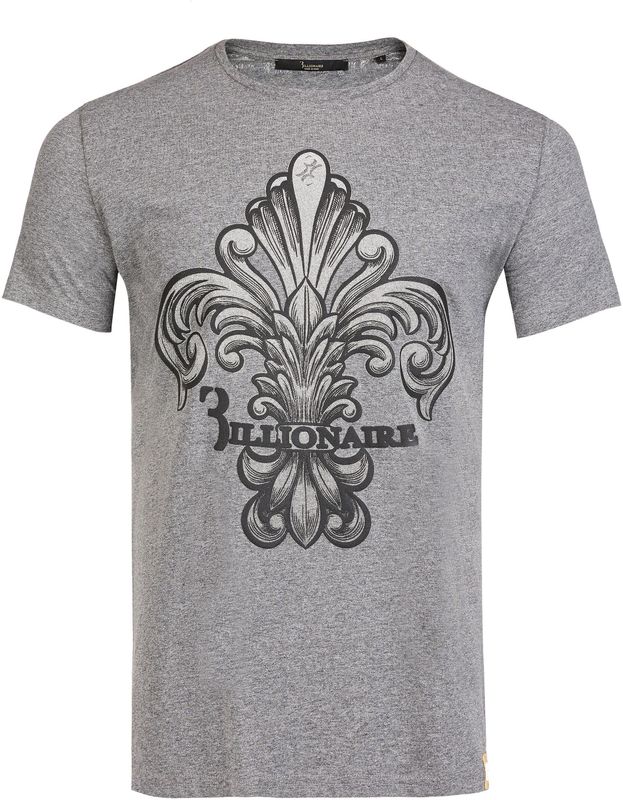 Billionaire, Heren, Tops, Grijs, Maat: XS Katoen,