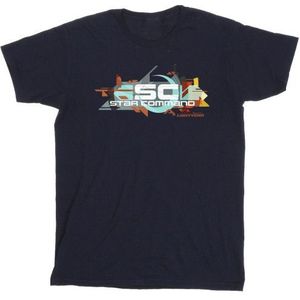 Li-cense Disney heren lightyear star command grafisch titel t-shirt