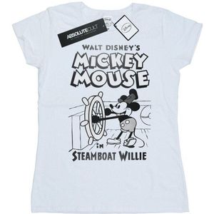 Li-cense Disney dames mickey mouse steamboat willie katoenen t-shirt