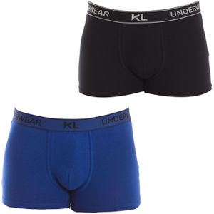 Pack-2 Ademende stoffen boxers met anatomische voorkant KL2014 heren