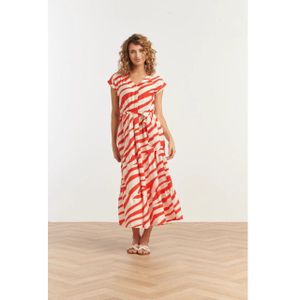 Smashed Lemon - 35155 - Jurk - Zebra Print - Zwart en Zand