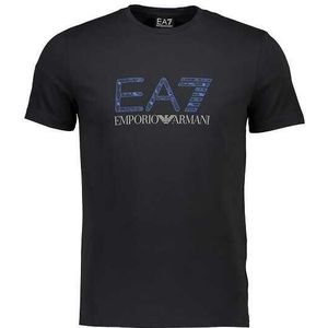 EA7 Polo shirt 19 notte i blauw