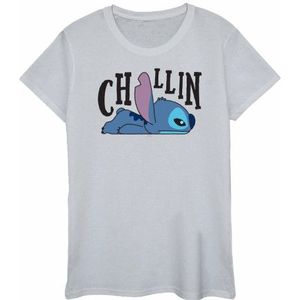 Li-cense Disney dames lilo and stitch chillin katoenen t-shirt