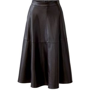 Oui - Rok 0087352 - Donker Bruin - A-lijnrok