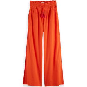 Scotch & Soda 177340 610 scotch&soda high rise cotton voile pull on pant candy red
